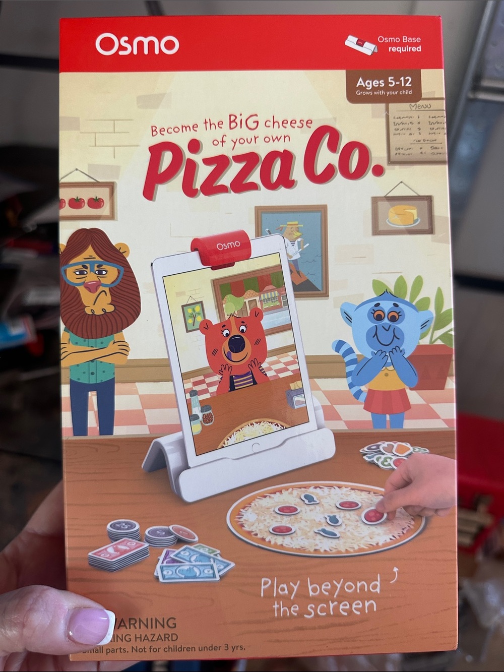 Osmo Pizza Co. Kids Learning Game - Red and White
